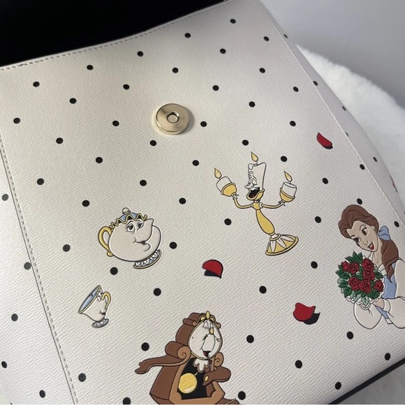 Disney X Kate Spade New York Beauty And The Beast Flap Backpack - Picture 7 of 14